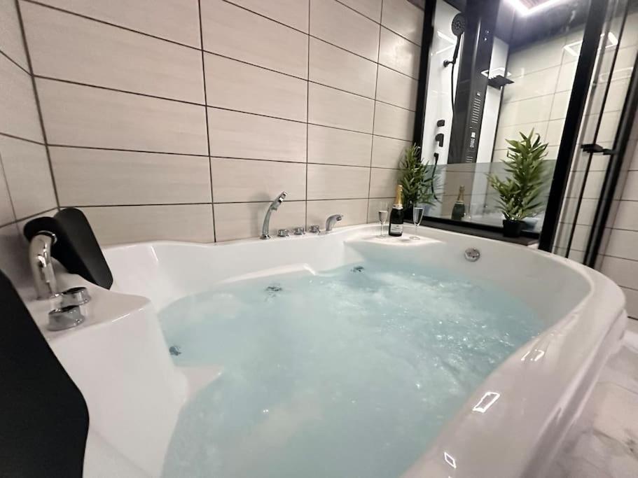 E Servagnat T3 Luxe Avec Sauna Jacuzzi Et Hammam Épernay Kültér fotó